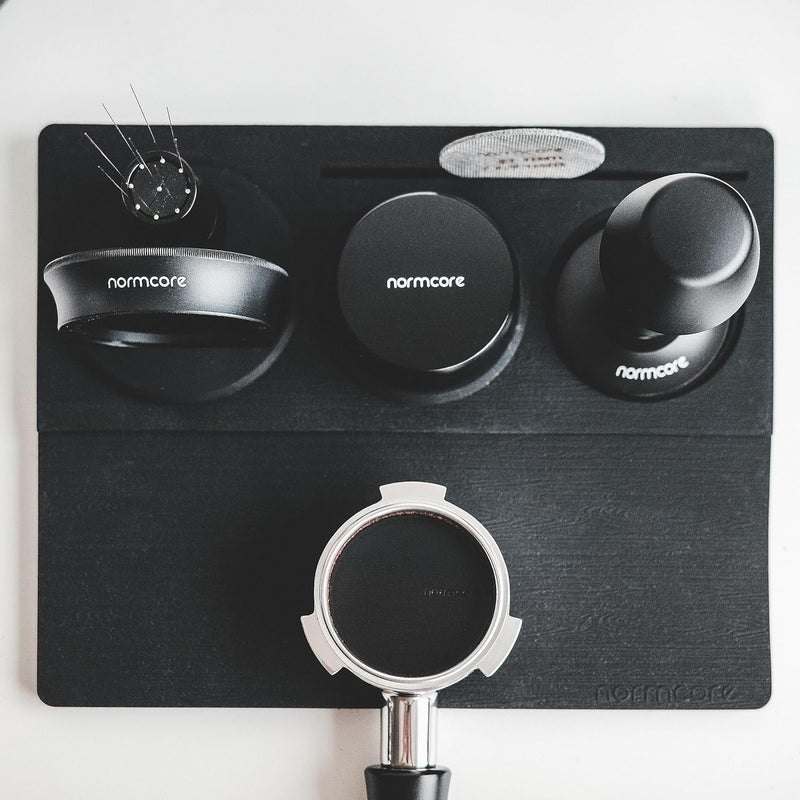 Normcore 51mm Ultra-Slim 0.2 mm Puck Screen - Lower Shower Screen - Metal Coffee Reusable Filter for 51mm Portafilter - 200-micron Laser etched - 316 Stainless Steel with Titanium PVD Coating - Image 5